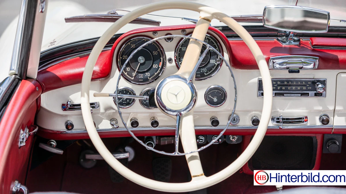 Mercedes 190 SL Oldtimer - Hintergrundbild