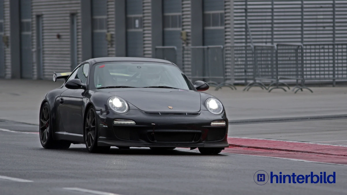 Porsche, Sportwagen Schwarzer Porsche - Hintergrundbild