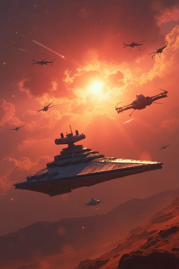 Star Wars Weltraumkriege Wallpaper - Hintergrundbild