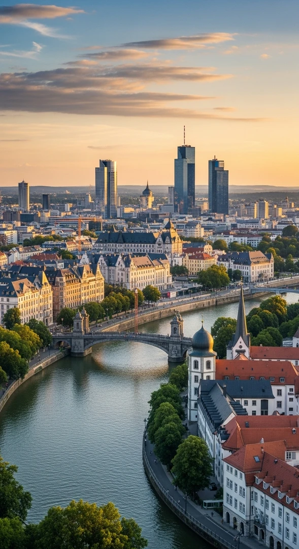 Stuttgart Skyline Hintergrundbild in 4K – Kostenlose - Hintergrundbild