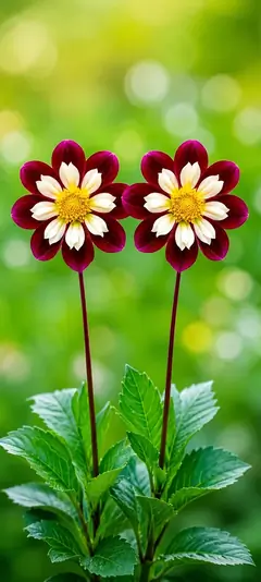 rote und weiße blumen im grünen naturhintergrund als blumen hintergrundbilder und kostenlose hintergrundbilder 4k für iphone.