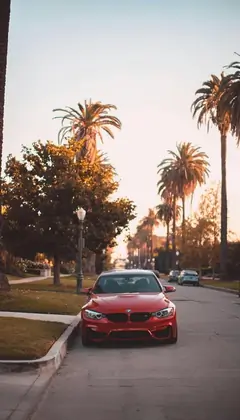 Roter BMW