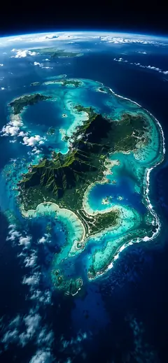 tropische insel mit türkisblauem meer als sommer hintergrundbilder und kostenlose hintergrundbilder 4k für iphone.