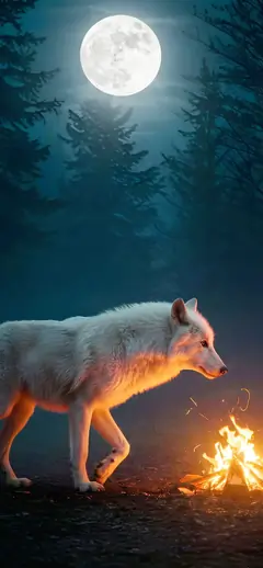 Lagerfeuer iPhone Wallpaper