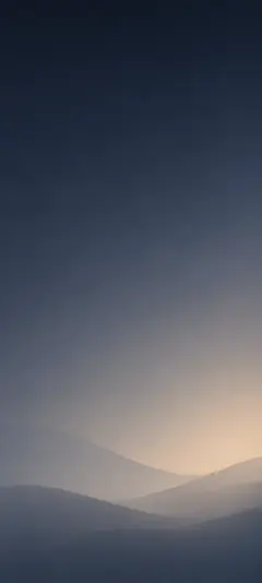 Minimalistisches WhatsApp Hintergrundbild mit dunklem Farbverlauf und sanften Landschaftsformen für iPhone und Android