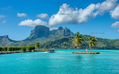 Insel, Tropisch, Blaues wasser