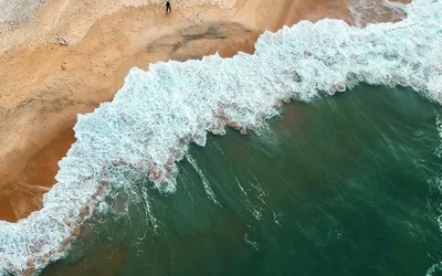 Meereswellen Auf Sand