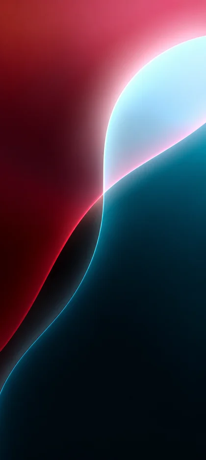 Abstrakter Rot-Blau Verlauf im modernen Design – iPhone 18 Hintergrundbilder