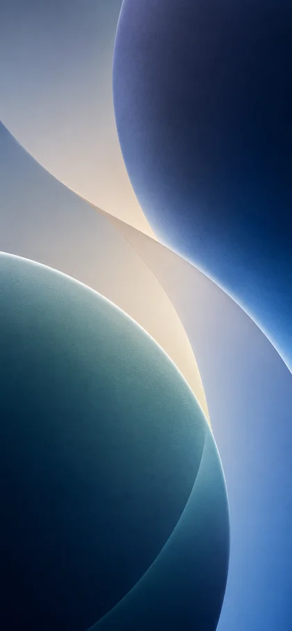 abstraktes blaues gradient hintergrundbild mit weichen formen und sanftem licht, ideales iphone hintergrundbilder motiv und moderne hintergrundbilder in 4k.