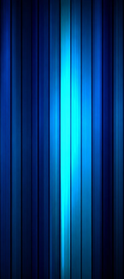 blaues amoled hintergrundbild mit leuchtenden neonlinien als iphone hintergrundbilder und samsung hintergrundbilder in 4k.