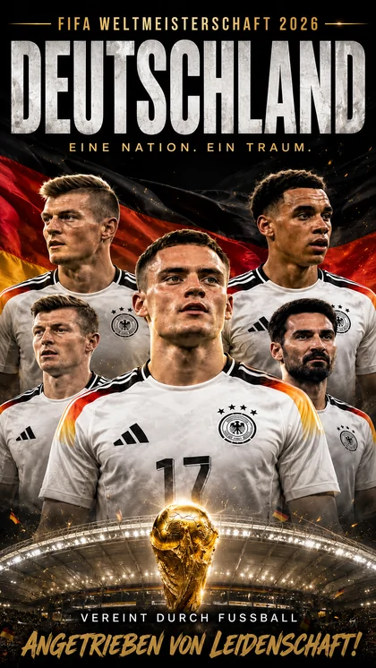 deutsche nationalmannschaft vor schwarz-rot-goldener flagge als deutschland hintergrundbilder und fußball wallpaper in 4k.