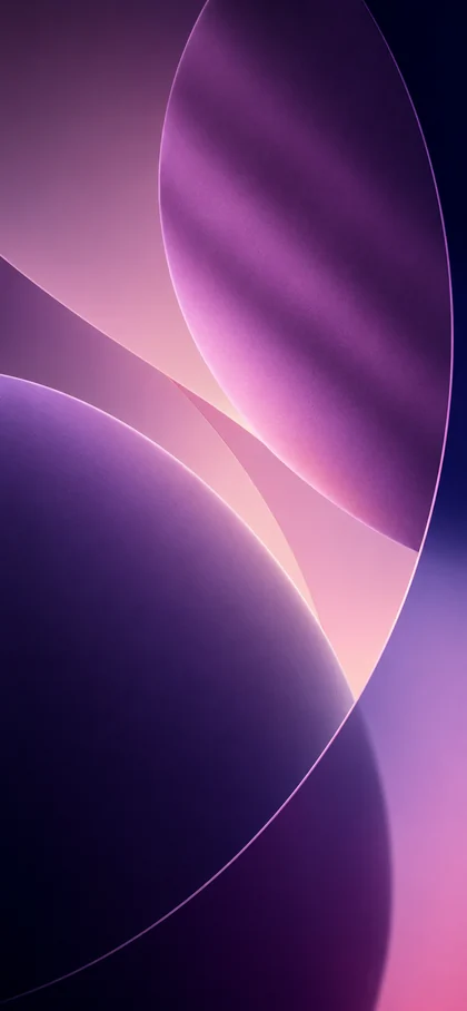 lila abstraktes iphone hintergrundbild mit weichen verlaufsformen und modernen lichtreflexen als ästhetische hintergrundbilder in 4k.