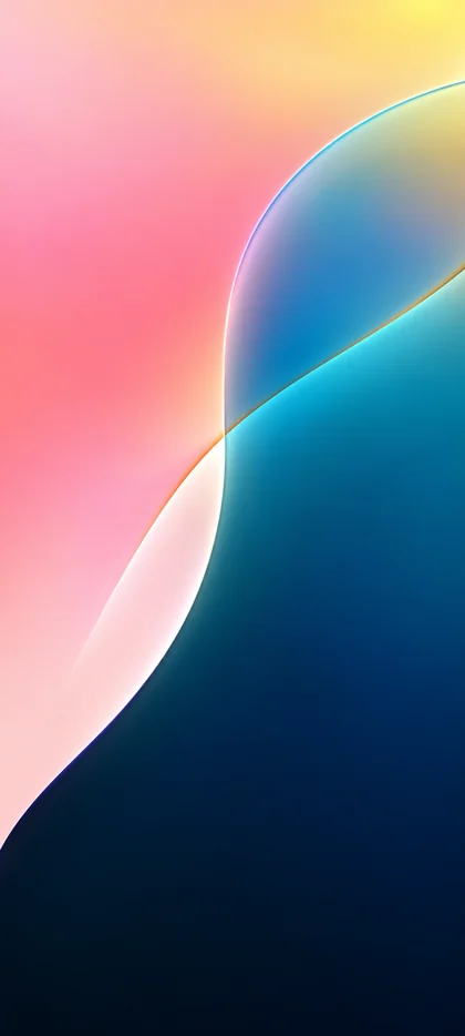 Pastellfarbener Lichtverlauf in Blau und Rosa – iPhone 18 Hintergrundbilder