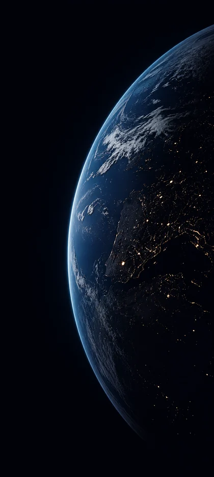 erde im dunklen weltraum als schwarz hintergrundbilder und kostenlose hintergrundbilder 4k für iphone.
