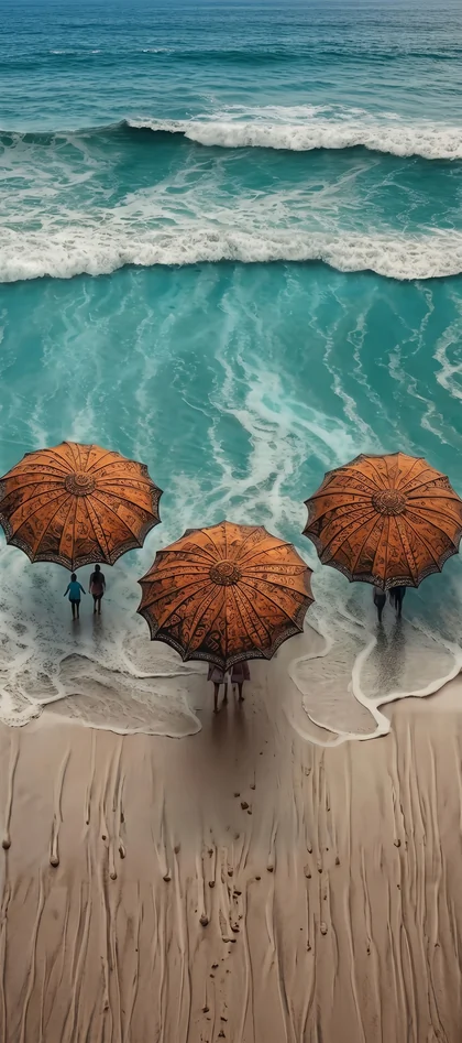 tropischer strand mit türkisblauem meer als sommer hintergrundbilder und kostenlose hintergrundbilder 4k für iphone.