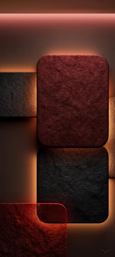 Abstrakte Dunkle Formen – Modernes Schwarz Hintergrundbild in 4K