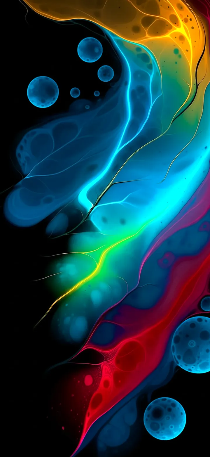 Abstrakter Farbfluss Hintergrundbild