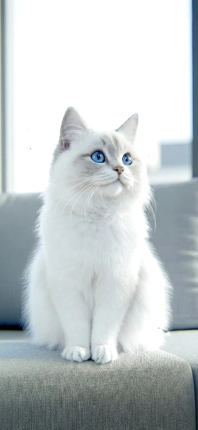 Ästhetisches Handy Wallpaper für Katzenliebhaber