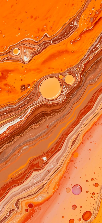 iPhone 17 Wallpaper in Orange 