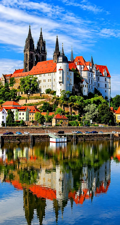 Meißen Stadt Wallpaper 4K für iPhone – Schloss & Dom Hintergrundbild