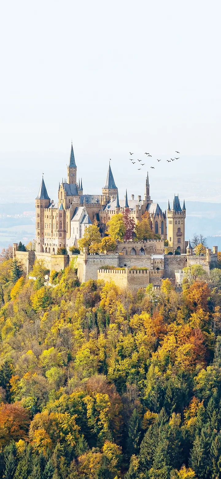 Schloss Hintergrundbilder Handy – Märchenhaftes Schloss 4K Wallpaper