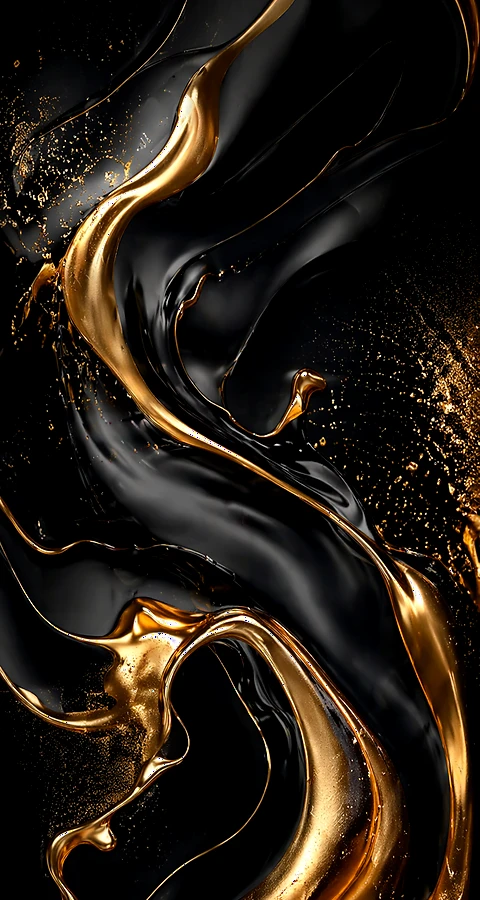 Schwarz Gold Hintergrundbilder iPhone – Luxuriöses 4K Wallpaper