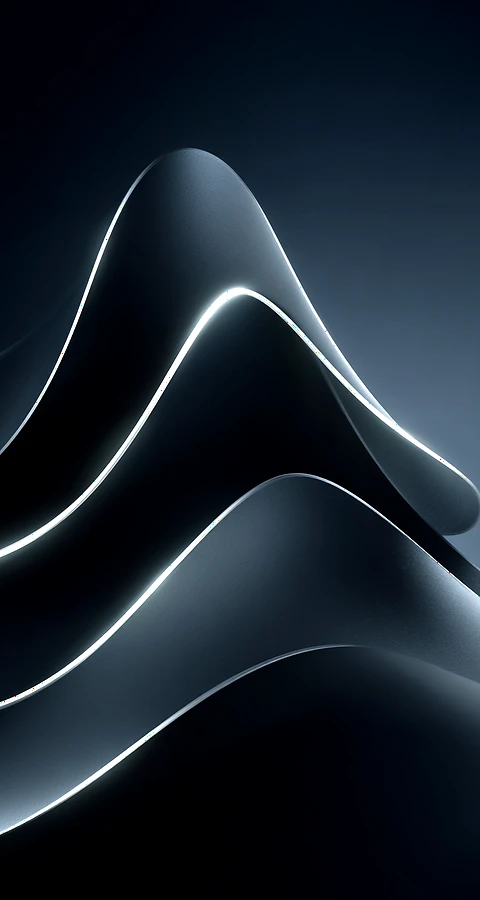 Schwarzes Abstract Wallpaper – Minimalistischer Premium Hintergrund für iPhone
