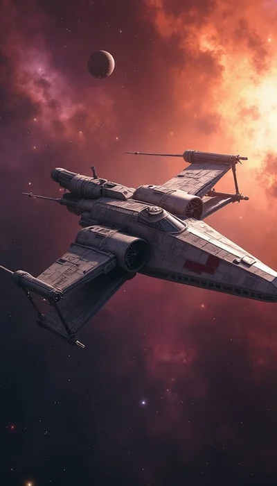 Star Wars Raumschiffe – Fantastische Weltraum Wallpaper in 4K