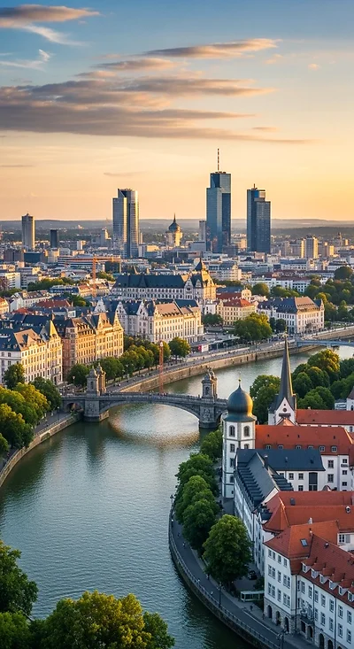 Stuttgart Skyline Hintergrundbild in 4K – Kostenlose