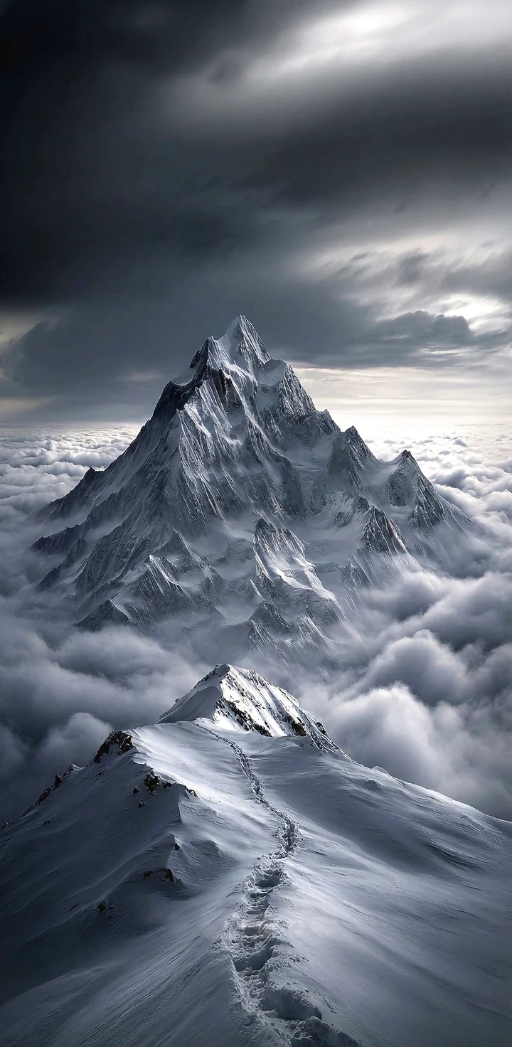 Feuer und Eis: Majestätischer Sonnenaufgang über den Alpen – Golden Hour iphone Wallpaper