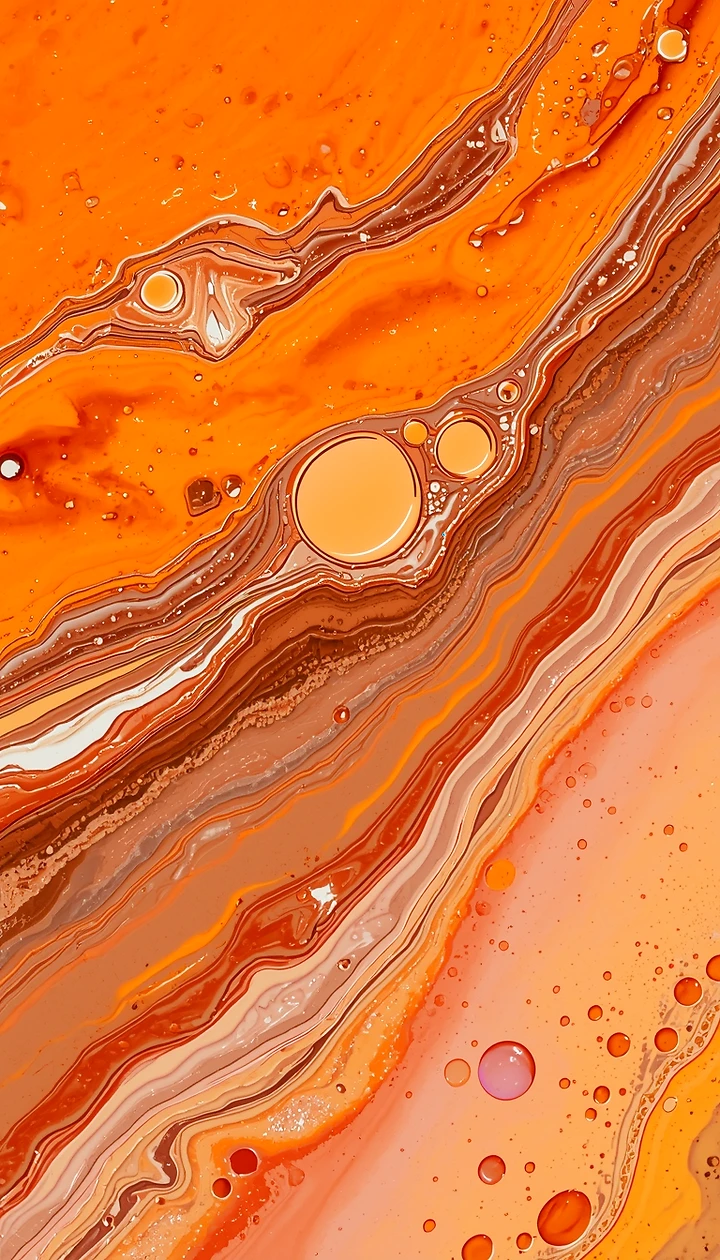 iPhone 17 Wallpaper in Orange