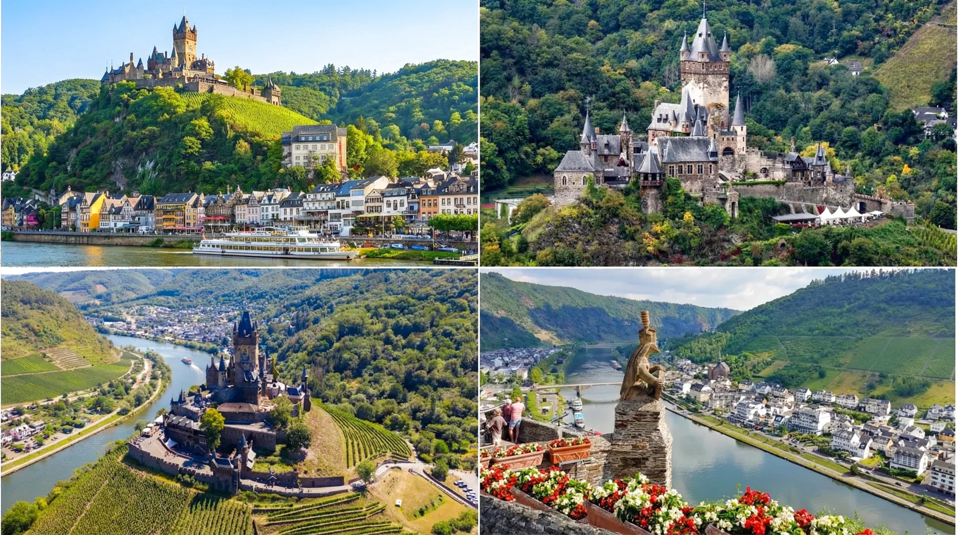 Stammburg der Pfalzgrafen an der Mosel: Die Reichsburg Cochem © Hinterbild.de